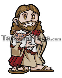 Good Shepherd temporary tattoo