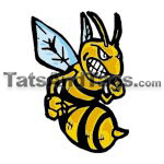 hornets temporary tattoo 