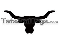 longhorns temporary tattoo