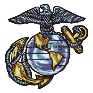 U. S. Marines temporary tattoo