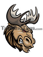 Moose temporary tattoo 