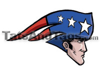 Patriot temporary tattoo 