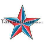 Nautical Star Temporary Tattoo