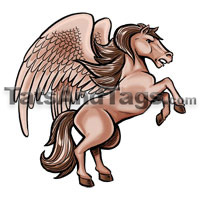 pegasus temporary tattoo 