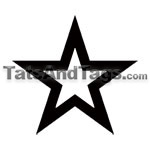 star temporary tattoo 
