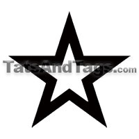 star temporary tattoo 