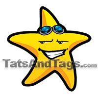 star fish temporary tattoo