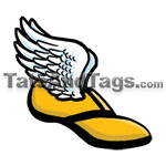 track and field temporary tattoo 
