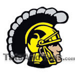 trojan head temporary tattoo 