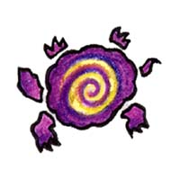 purple turtle temporary tattoo