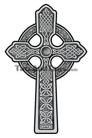celtic cross temporary tattoo
