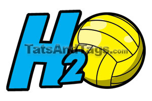 H2 Ball temporary tattoo