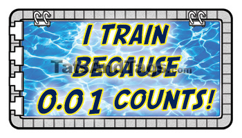 I Train Because 0.01 Counts Tattoo