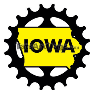 Iowa Bicycle Temporary Tattoo
