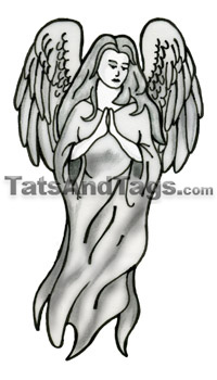 angel temporary tattoo