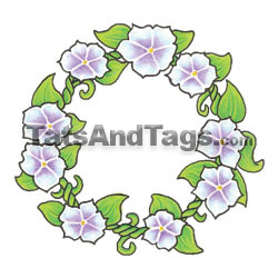 flower bely ring temporary tattoo