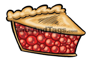 cherry pie temporary tattoo