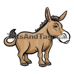 donkey temporary tattoo