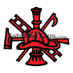 Fire Rescue Temporary Tattoo | Designs by Custom Tags