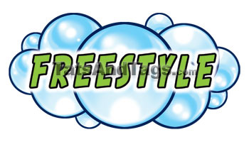 freestyle swimming temporary tattoo