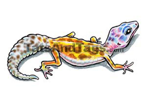 gecko temporary tattoo