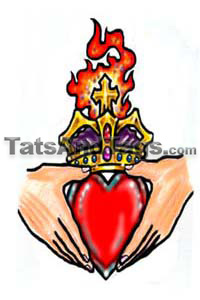 heart temporary tattoo