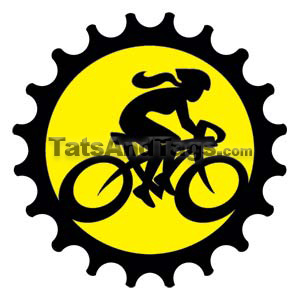 Eat Sleep Bike temporary tattoo