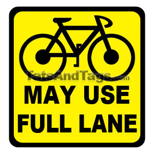 May Use Full Lane temporary tattoo