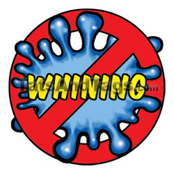 no whining temporary tattoo