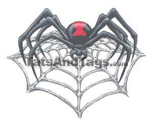 spider temporary tattoo