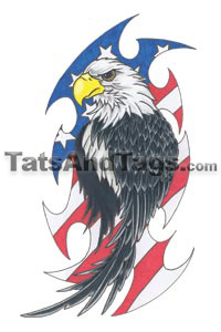 Eagle Temporary Tattoo