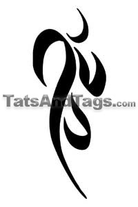 tribal runner temporary tattoo