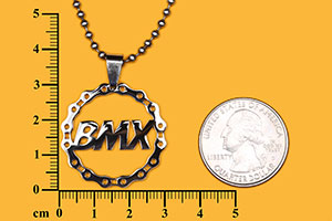 BMX in circle bike chain