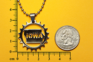 Iowa Gear Necklace