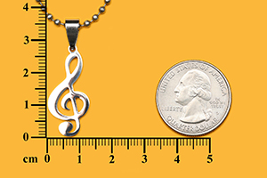 Treble Clef Pendant