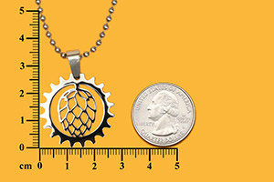 infinity mountain bike pendant