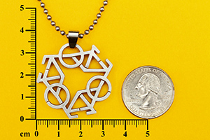 Tri Bike Pendant