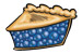 blueberry pie temporary tattoo