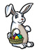 easter bunny temporary tattoo