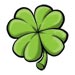 4 leaf clover temporary tattoo