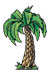 Palm Tree Temporary Tattoo