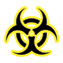 Biohazard temporary tattoo