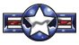 U.S. Aircraft Star temporary tattoo