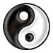 Ying Yang temporary tattoo