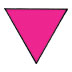 Pink Pride Triangle temporary tattoo