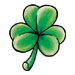 Shamrock temporary tattoo