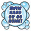 swim hard or go home temporary tattoo